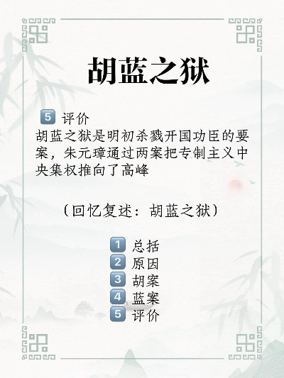 胡蓝之狱哪个朝代-胡蓝之狱朝代背景解析